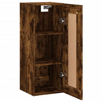 Thumbnail for Wandschrank Räuchereiche 34,5x34x90 cm Holzwerkstoff