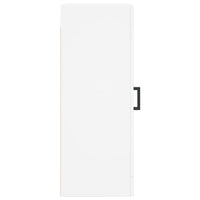 Thumbnail for Wandschrank Weiß 34,5x34x90 cm Holzwerkstoff