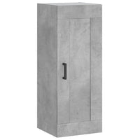 Thumbnail for Wandschrank Betongrau 34,5x34x90 cm Holzwerkstoff