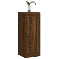 Thumbnail for Wandschrank Braun Eichen-Optik 34,5x34x90 cm Holzwerkstoff