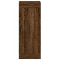 Thumbnail for Wandschrank Braun Eichen-Optik 34,5x34x90 cm Holzwerkstoff