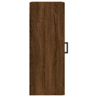 Thumbnail for Wandschrank Braun Eichen-Optik 34,5x34x90 cm Holzwerkstoff