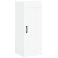 Thumbnail for Wandschrank Weiß 34,5x34x90 cm Holzwerkstoff