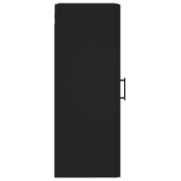 Thumbnail for Wandschrank Schwarz 34,5x34x90 cm Holzwerkstoff