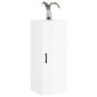 Thumbnail for Wandschrank Hochglanz-Weiß 34,5x34x90 cm Holzwerkstoff