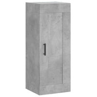 Thumbnail for Wandschrank Betongrau 34,5x34x90 cm Holzwerkstoff