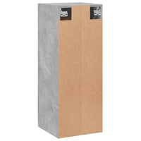 Thumbnail for Wandschrank Betongrau 34,5x34x90 cm Holzwerkstoff
