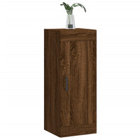 Thumbnail for Wandschrank Braun Eichen-Optik 34,5x34x90 cm Holzwerkstoff