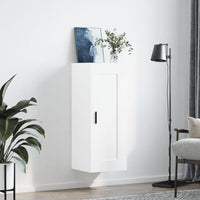 Thumbnail for Wandschrank Weiß 34,5x34x90 cm Holzwerkstoff