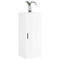 Thumbnail for Wandschrank Hochglanz-Weiß 34,5x34x90 cm Holzwerkstoff