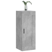 Thumbnail for Wandschrank Betongrau 34,5x34x90 cm Holzwerkstoff