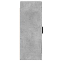 Thumbnail for Wandschrank Betongrau 34,5x34x90 cm Holzwerkstoff