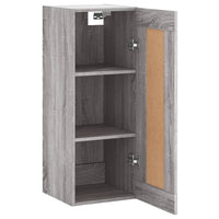 Thumbnail for Wandschrank Grau Sonoma 34,5x34x90 cm Holzwerkstoff