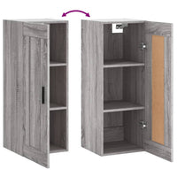 Thumbnail for Wandschrank Grau Sonoma 34,5x34x90 cm Holzwerkstoff