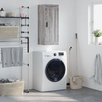 Thumbnail for Wandschrank Grau Sonoma 34,5x34x90 cm Holzwerkstoff