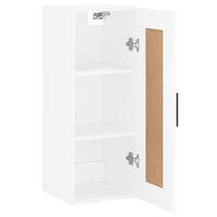 Thumbnail for Wandschrank Weiß 34,5x34x90 cm Holzwerkstoff