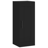 Thumbnail for Wandschrank Schwarz 34,5x34x90 cm Holzwerkstoff