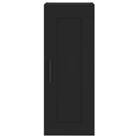 Thumbnail for Wandschrank Schwarz 34,5x34x90 cm Holzwerkstoff