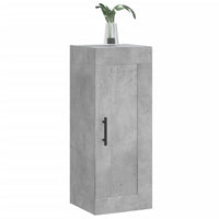 Thumbnail for Wandschrank Betongrau 34,5x34x90 cm Holzwerkstoff