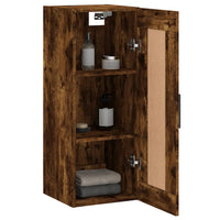Thumbnail for Wandschrank Räuchereiche 34,5x34x90 cm Holzwerkstoff