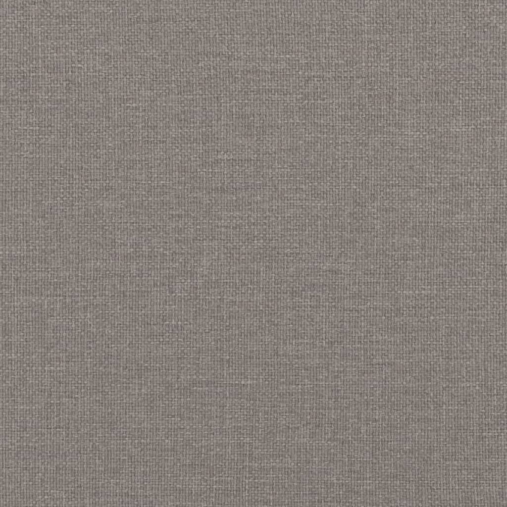 Tagesbett Taupe 100x200 cm Stoff