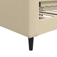 Thumbnail for Tagesbett Creme 90x200 cm Stoff