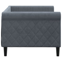 Thumbnail for Tagesbett Dunkelgrau 80x200 cm Samt