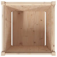 Thumbnail for Pflanzkübel 60x60x60 cm Massivholz Kiefer