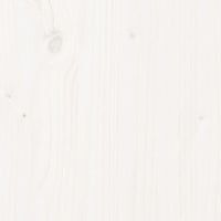 Thumbnail for Pflanzkübel Weiß 60x60x60 cm Massivholz Kiefer