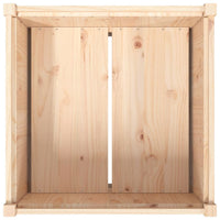Thumbnail for Pflanzkübel 70x70x70 cm Massivholz Kiefer