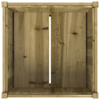 Thumbnail for Pflanzkübel 70x70x70 cm Kiefernholz Imprägniert