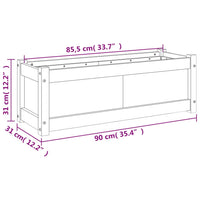 Thumbnail for Pflanzkübel 90x31x31 cm Kiefernholz Imprägniert
