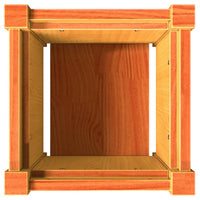 Thumbnail for Pflanzkübel 2 Stk. Wachsbraun Massivholz Kiefer