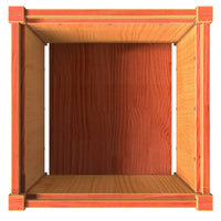 Thumbnail for Pflanzkübel 2 Stk. Wachsbraun Massivholz Kiefer
