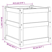 Thumbnail for Pflanzkübel 50x50x50 cm Kiefernholz Imprägniert