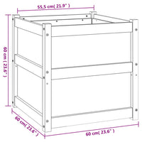 Thumbnail for Pflanzkübel 60x60x60 cm Massivholz Douglasie