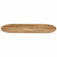 Thumbnail for Tischplatte 100x50x3,8 cm Oval Massivholz Mango