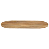 Thumbnail for Tischplatte 120x50x3,8 cm Oval Massivholz Mango