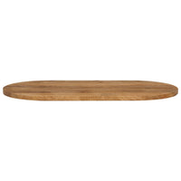 Thumbnail for Tischplatte 100x50x2,5 cm Oval Massivholz Mango