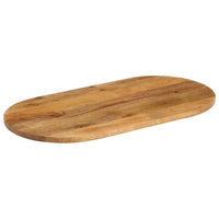 Thumbnail for Tischplatte 110x50x2,5 cm Oval Massivholz Mango