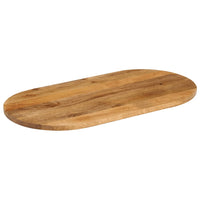 Thumbnail for Tischplatte 120x50x3,8 cm Oval Massivholz Mango