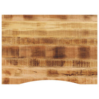 Thumbnail for Schreibtischplatte mit Aussparung 100x80x2,5cm Massivholz Mango