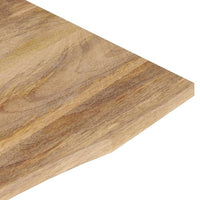 Thumbnail for Schreibtischplatte mit Aussparung 120x60x2,5cm Massivholz Mango