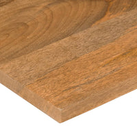 Thumbnail for Schreibtischplatte mit Aussparung 140x50x2,5cm Massivholz Mango