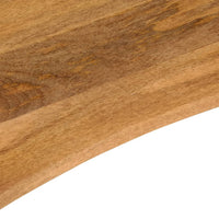 Thumbnail for Schreibtischplatte mit Aussparung 140x60x2,5cm Massivholz Mango