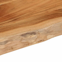 Thumbnail for Tischplatte 100x40x2,5cm Rechteckig Massivholz Akazie Baumkante