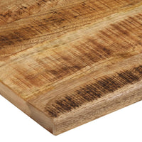 Thumbnail for Tischplatte 100x80x2,5 cm Baumkante Massivholz Raues Mangoholz