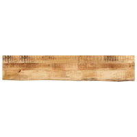 Thumbnail for Tischplatte 180x20x3,8 cm Baumkante Massivholz Raues Mangoholz