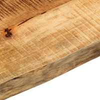 Thumbnail for Tischplatte 180x20x3,8 cm Baumkante Massivholz Raues Mangoholz