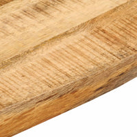 Thumbnail for Tischplatte 80x80x3,8 cm Baumkante Massivholz Raues Mangoholz